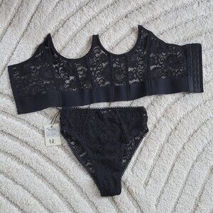 Underbust Bra and Bikini Set
